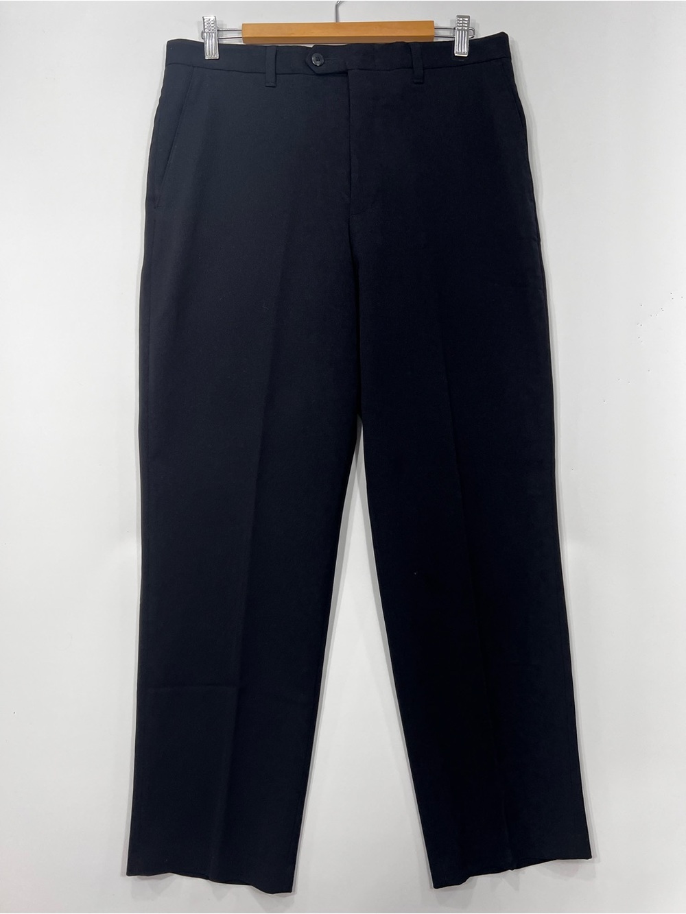 Liz Claiborne Black Men's Dress Pants - Straight Leg